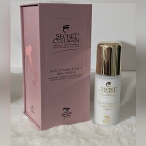Secret Collagen Multi Vitamin E A & C Night Serum - Made In Italy